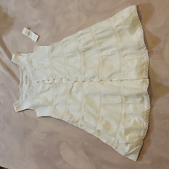 NWT Nanette Lepore Embroidered White Dress - Picture 2 of 6